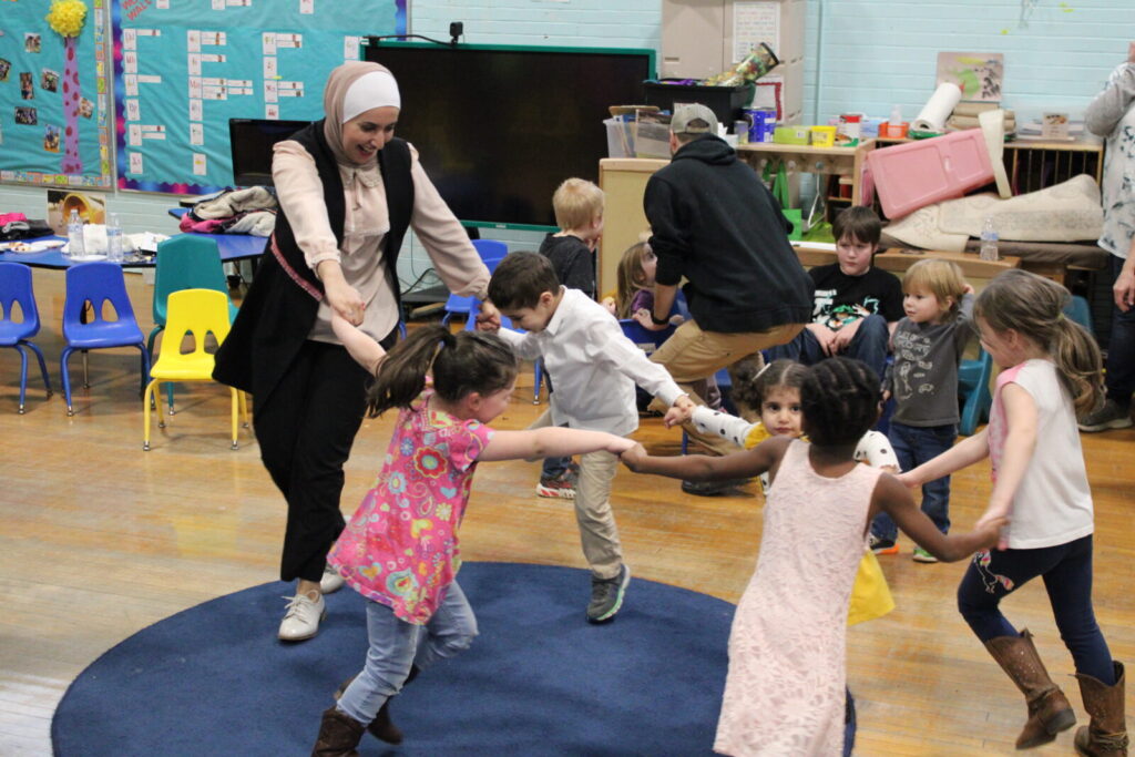 Children dancing at head start
